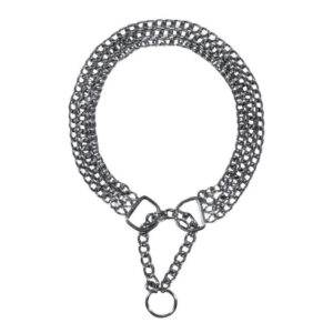 Ошейник для животных Trixie трехрядный хромированный 45 см/2.5 мм (4011905022659)