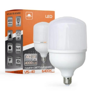 Лампочка Євросвітло 40Вт 6400К (VIS-40-E27)