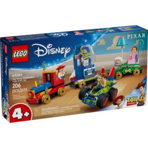 Конструктор LEGO Disney и Pixar Празднование из Истории игрушек: поезд и авто для гонок (43264)