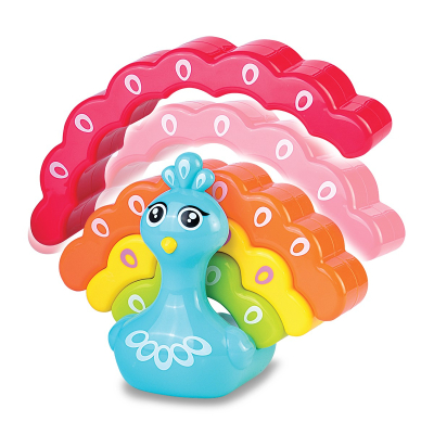 Развивающая игрушка Kiddi Smart Радужный павлинчик (4508-KS)