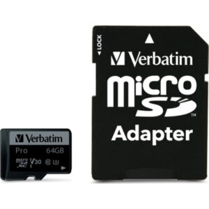 Карта памяти Verbatim 64GB microSDXC class 10 UHS-III PRO (47042)