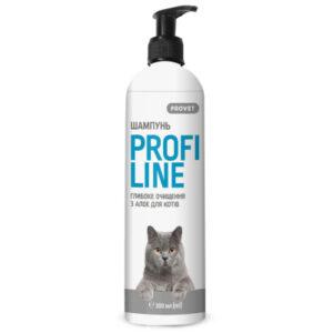 Шампунь для животных ProVET Профилайн глубокая очистка из алоэ для кошек 300 мл (4823082422050)