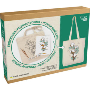 Набор для творчества Rosa Talent екосумка-розмальовка, Бавовна, 38х42 см (4823098541196)