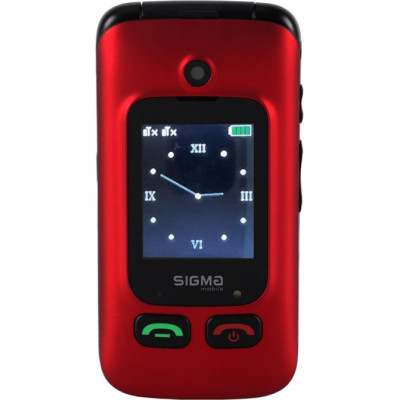 Мобильный телефон Sigma Comfort 50 Shell Duo Type-C Red Black (4827798212516)