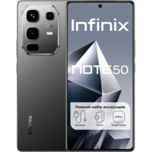 Мобильный телефон Infinix Note 50 8/256Gb Shadow Black (4894947066412)