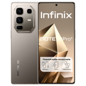 Мобильный телефон Infinix Note 50 Pro+ 12/256Gb NFC Titanium Grey (4894947070068)