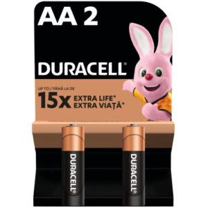 Батарейка Duracell AA лужні 2 шт. в упаковці (5000394058163 / 81551267)
