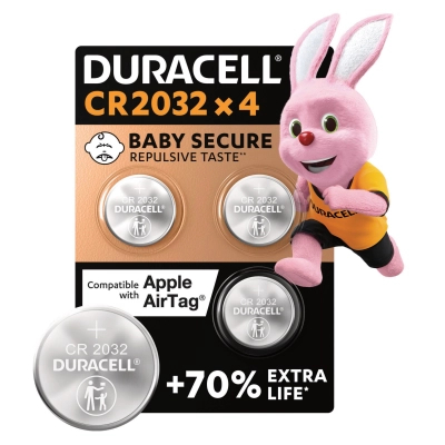 Батарейка Duracell CR 2032 / DL 2032 * 4 (5007662/5010951/5014799)