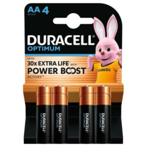 Батарейка Duracell Optimum AA лужні 4 шт. в упаковці (5015595)