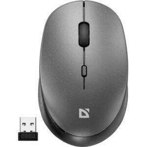 Мышка Defender Auris MB-027 Silent Wireless Grey (52029)