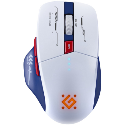 Мышка Defender Tisa GM-126 LED Wireless/Bluetooth White/Blue (52126)