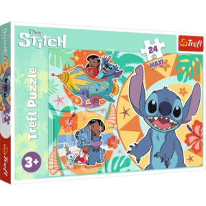 Пазл Trefl Maxi Lilo&Stitch Счастливый день 24 элемента (5900511143652)
