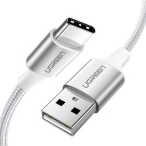 Дата кабель USB 2.0 AM to Type-C 3.0m 3.0A 18W US288 White Ugreen (60409)