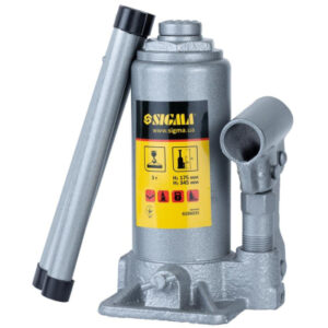 Домкрат Sigma гидравлический бутылочный 3т H 175-345мм (6106031)