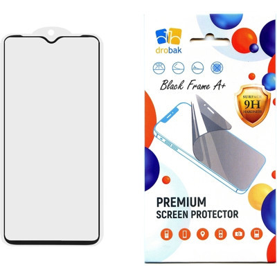 Стекло защитное Drobak Samsung Galaxy A05s Black Frame A+ (676745)
