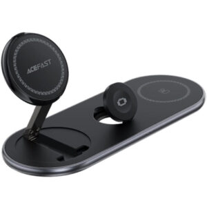 Зарядное устройство Acefast Wireless QI 3in1 15W E19 Qi2 (6974316283096)