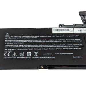 Аккумулятор для ноутбука Apple A1331 MacBook 13" 10.95V Black 5800mAh OEM