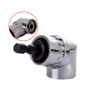 Угловой адаптер для шуруповерта 105град, насадка для дрели 1/4, магнитная