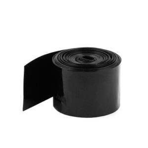 Термоусадочная трубка ПВХ 130x0.15мм, 1м, черная