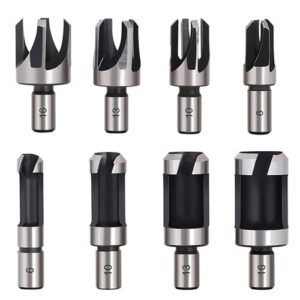 Набор пробковых фрез по дереву 8шт 6/10/13/16мм, цилиндрические