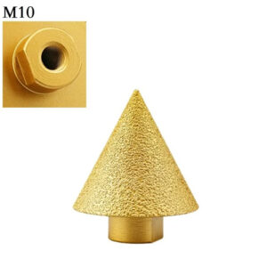 Фреза алмазная конусная 2-38мм M10 по керамике граниту для дрели