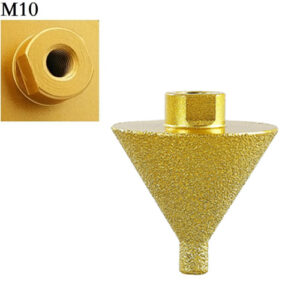 Фреза алмазная конусная 9-50мм M10 по керамике граниту для дрели
