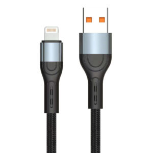 Кабель USB - Lightning 1м Pavareal Q06i 120Вт Fast Charge, в оплетке