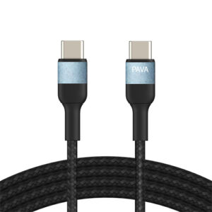 Кабель Type-C - Type-C 1м Pavareal Q33CTC PD 100Вт, в оплетке