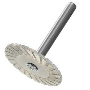 Диск алмазный 40мм для резки камня плитки гранита, хвостовик 6мм