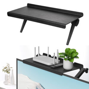 Полка на телевизор монитор, M 26x11.5x3.6см регулируемая подставка, Screen Top Shelf