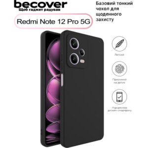 Чехол для мобильного телефона BeCover Xiaomi Redmi Note 12 Pro 5G Black (708814)