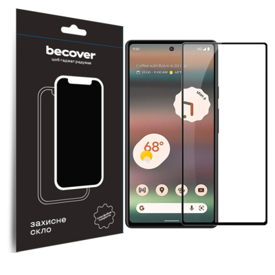 Стекло защитное BeCover Google Pixel 7a Black (709767)
