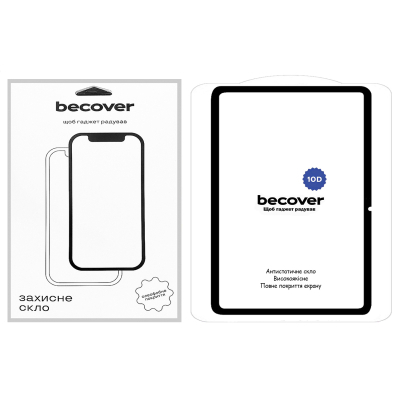 Стекло защитное BeCover 10D Lenovo Tab Plus 11.5" Black (711835)