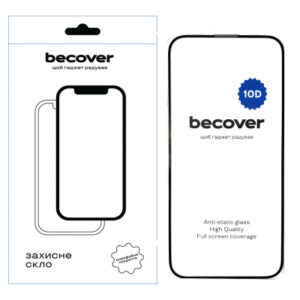 Стекло защитное BeCover Apple iPhone 16 Plus 10D Black (712322)
