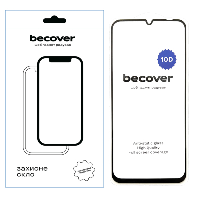 Стекло защитное BeCover Realme C63 10D Black (712340)