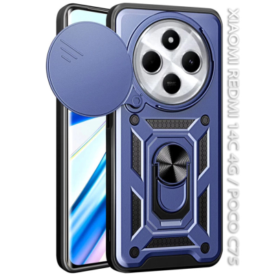 Чехол для мобильного телефона BeCover Military BeCover Xiaomi Redmi 14C 4G / Poco C75 Blue (712490)