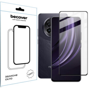 Стекло защитное BeCover Realme 13 Plus 5G Black (712502)