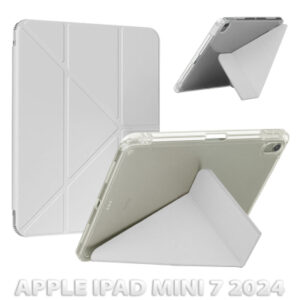 Чехол для планшета BeCover Ultra Slim Origami Transparent Apple iPad Mini 7 2024 Gray (712935)