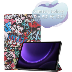 Чехол для планшета BeCover Smart Case Samsung Galaxy Tab S10 FE (SM-X520/SM-X526) 10.9" Graffiti (713285)