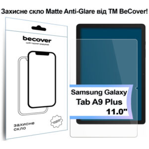 Стекло защитное BeCover Matte Anti-Glare Samsung Galaxy Tab A9 Plus SM-X210/SM-X215/SM-X216 11.0" (713440)