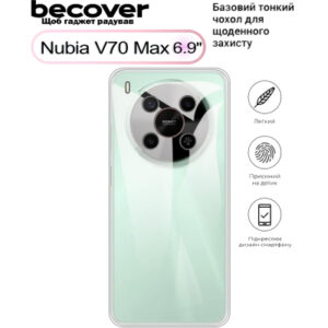 Чехол для мобильного телефона BeCover Nubia V70 Max Transparancy (713565)