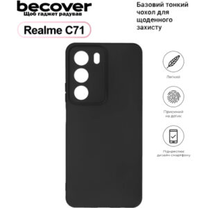 Чехол для мобильного телефона BeCover Silicone Realme C71 Black (713779)