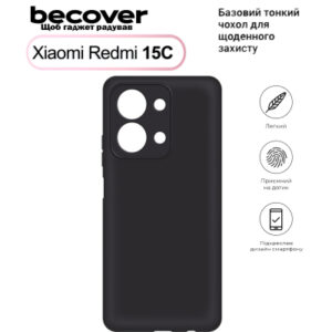 Чехол для мобильного телефона BeCover Silicone Xiaomi Redmi 15С 4G/5G Black (713784)