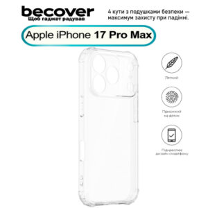 Чехол для мобильного телефона BeCover Anti-Shock Apple iPhone 17 Pro Max Clear (713799)