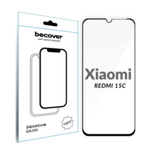 Стекло защитное BeCover Xiaomi Redmi 15C 4G/5G Black (713907)