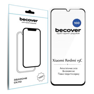 Стекло защитное BeCover 10D Xiaomi Redmi 15C 4G/5G Black (713908)