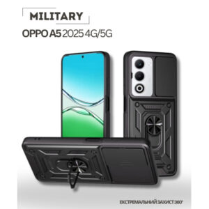 Чехол для мобильного телефона BeCover Military Oppo A5 2025 4G/5G Black (714572)