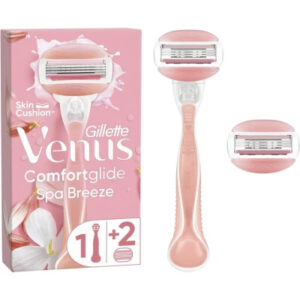 Бритва Gillette Venus Comfortglide Spa Breeze с 2 сменными картриджами (7702018322862)