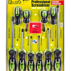 Набор отверток  10 предм. шлиц и крест ALLOID
