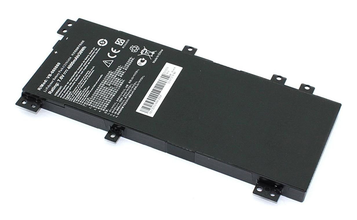 Аккумулятор для ноутбука Asus C21N1434 Z450 7.6V Black 4000mAh OEM